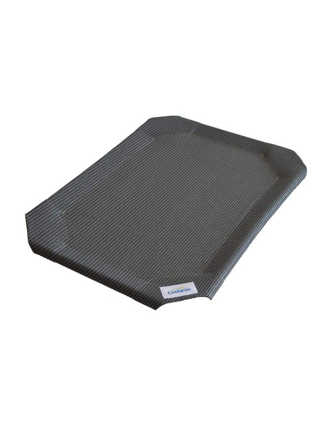 Coolaroo The Original Elevated Pet Bed Replacement Cover, Large Gunmetal , 51"L x 51"W x 0.3"Th - Image 1
